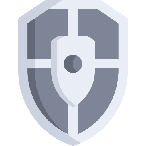 Shield defense knight warrior icon
