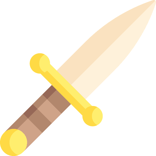 Dagger fight sword weapon icon