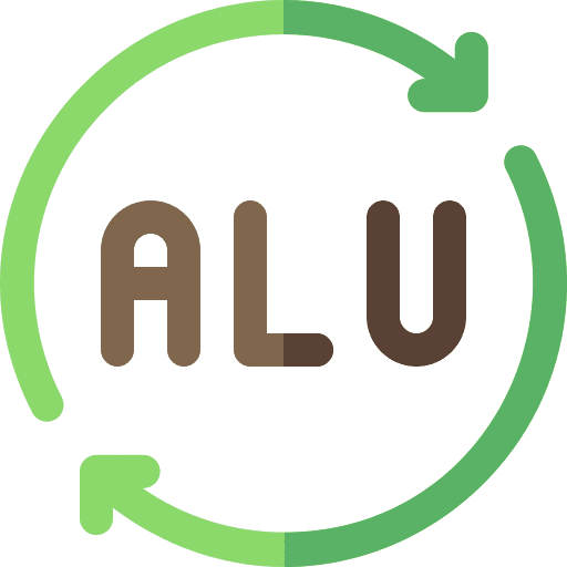Aluminium circular arrows ecology and environment shapes and symbols icon Aluminium circular arrows ecology and environment shapes and symbols icon