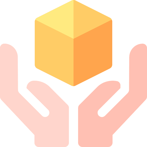 Handle with care package fragile shipping and delivery icon
