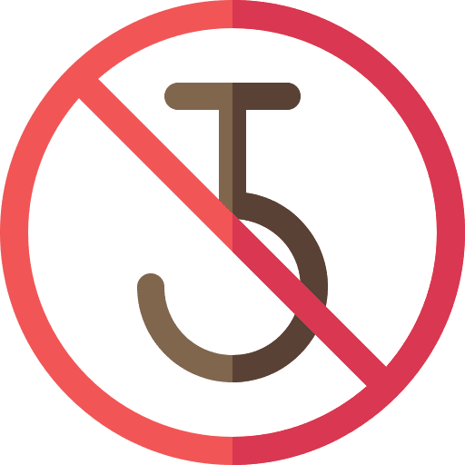 No hook fishing hobbies and free time no hook icon No hook fishing hobbies and free time no hook icon