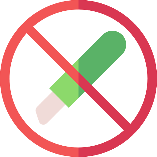 No weapons blades prohibition forbidden icon No weapons blades prohibition forbidden icon