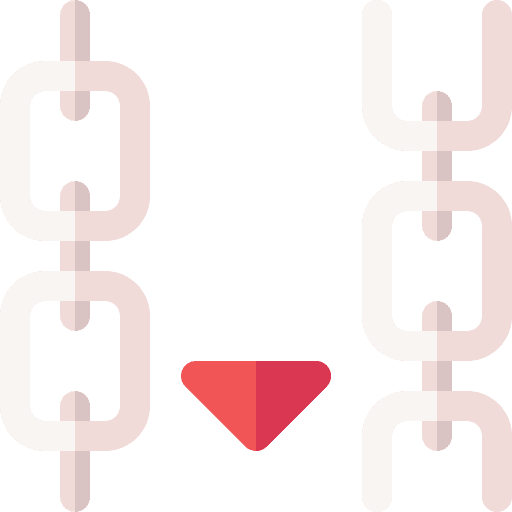 Sling here arrows shapes and symbols chain icon Sling here arrows shapes and symbols chain icon