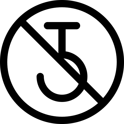 No hook signaling no hook fishing icon No hook signaling no hook fishing icon