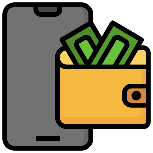 Wallet wallet business and finance billfold icon