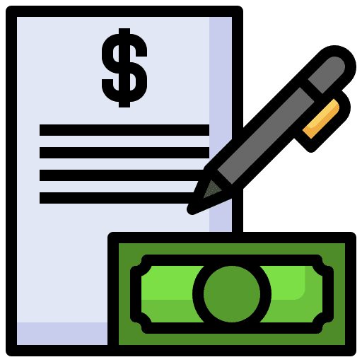 Financial business and finance financial file icon Financial business and finance financial file icon