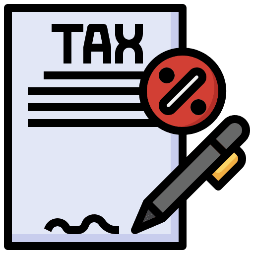Taxes file terms money icon Taxes file terms money icon