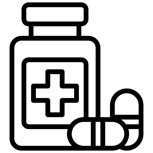 Pill drug medical healthcare and medical icon