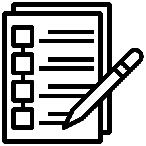 Planning clipboard healthy files and folders icon