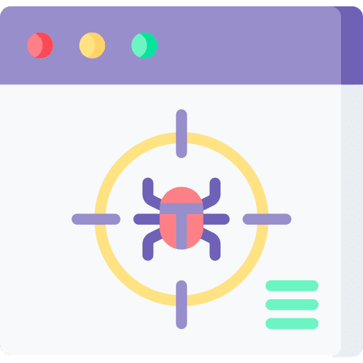 Antivirus ui interface virus icon Antivirus ui interface virus icon