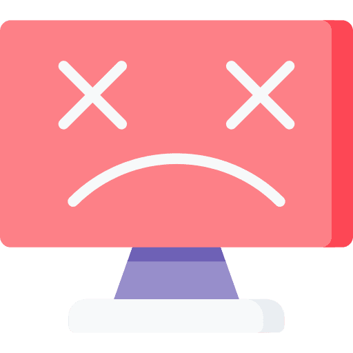 Dead technology dead computer icon Dead technology dead computer icon