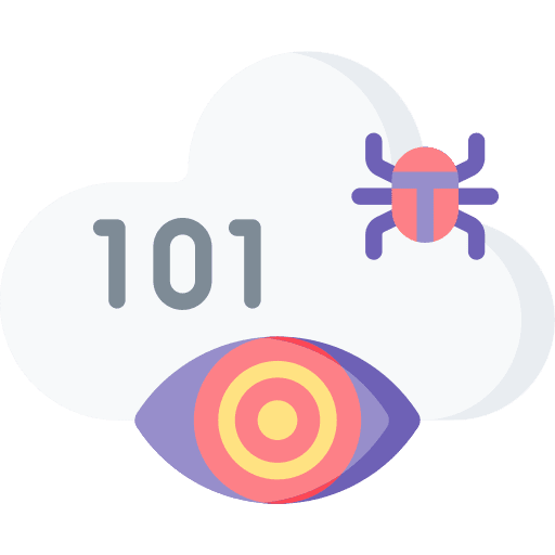 Cloud hacked storage cloud computing icon Cloud hacked storage cloud computing icon