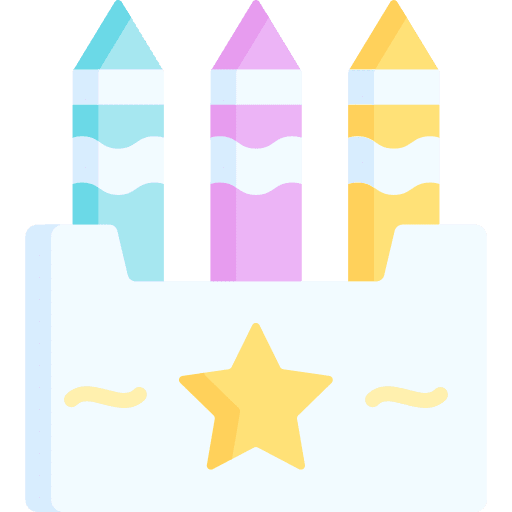 Crayon pen crayons draw icon