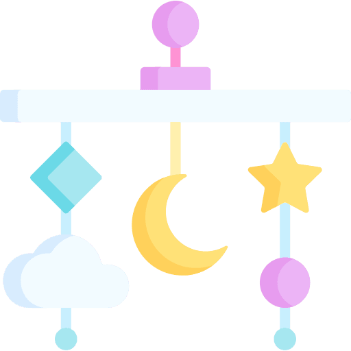 Crib mobile crib mobile baby mobile electronics icon