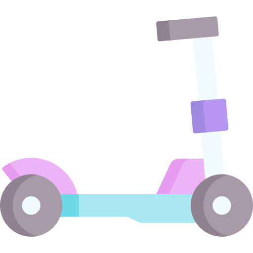 Scooter childhood transportation scooter icon Scooter childhood transportation scooter icon