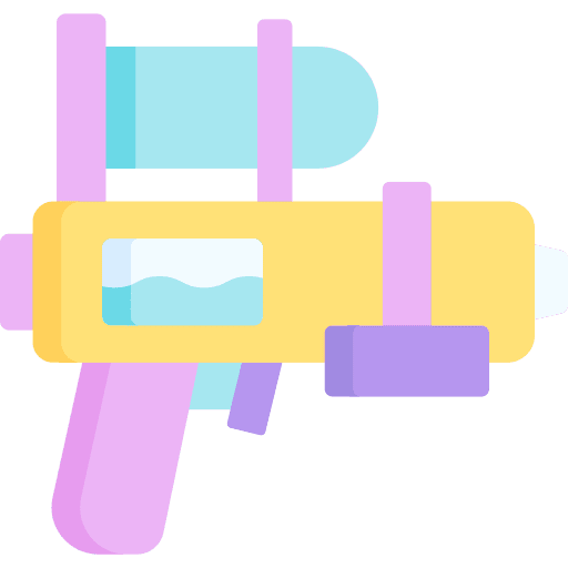 Water gun kid and baby child fun icon Water gun kid and baby child fun icon
