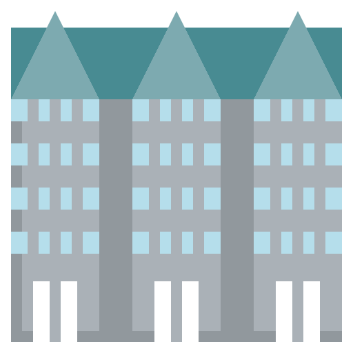 Mansion property mansion architecture icon Mansion property mansion architecture icon
