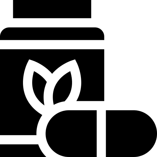 Vitamins medicine pill capsule icon