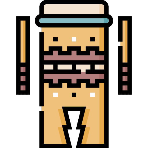 Drums aztec drums music and multimedia icon Drums aztec drums music and multimedia icon