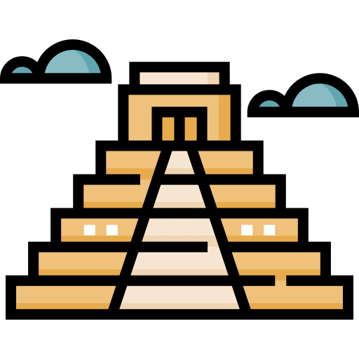 Pyramid landmark monument pyramid icon