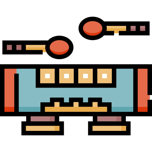 Teponaztli aztec instrument mexican icon Teponaztli aztec instrument mexican icon