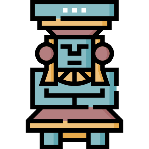 Totem pole ritual totem icon Totem pole ritual totem icon