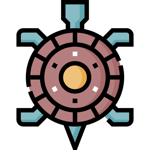 Turtle aquatic sea life wildlife icon Turtle aquatic sea life wildlife icon