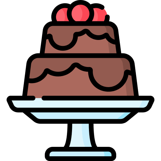Chocolate cake sweet food chocolate cake food and restaurant icon