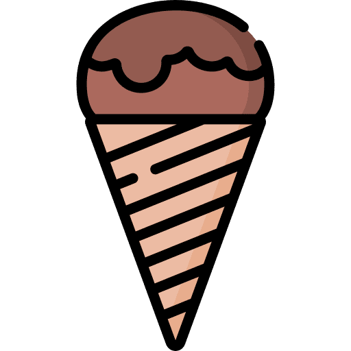 Ice cream cone dessert ice cream cone chocolate icon
