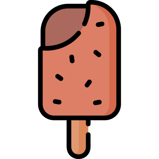 Ice cream stick food and restaurant ice pop popsicle icon