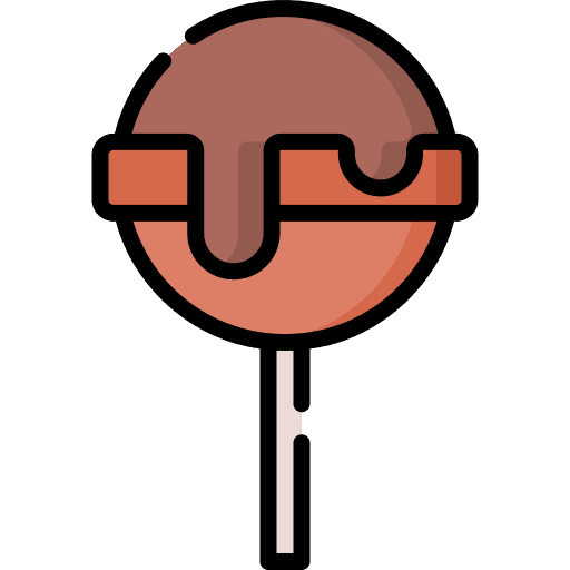 Lollipop cocoa dessert chocolate icon Lollipop cocoa dessert chocolate icon