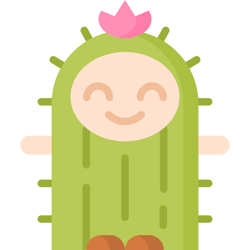 Cactus user kid kid and baby icon