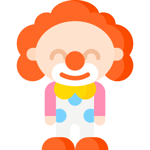 Clown user kid redhead icon