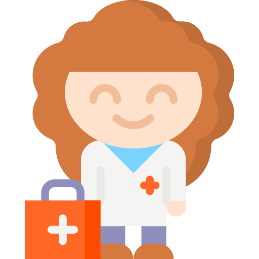 Doctor kid and baby first aid kit doctor icon Doctor kid and baby first aid kit doctor icon