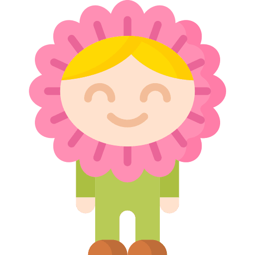 Flower costume child flower icon Flower costume child flower icon