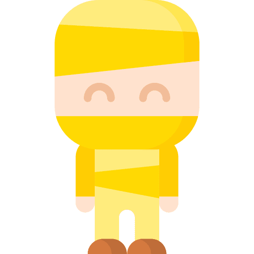 Mummy child mummy costume icon Mummy child mummy costume icon