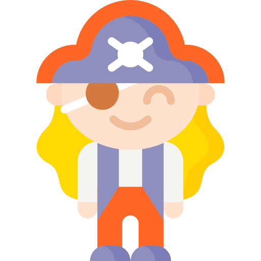Pirate people hat pirate icon Pirate people hat pirate icon