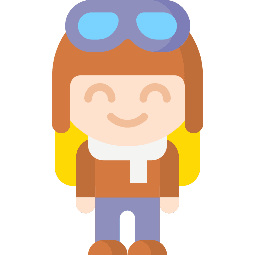 Pilot caucasian blonde helmet icon Pilot caucasian blonde helmet icon