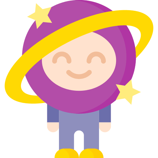 Planet people child costume icon Planet people child costume icon