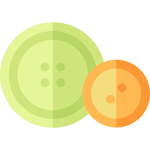 Button tailoring hobbies and free time handcraft icon Button tailoring hobbies and free time handcraft icon