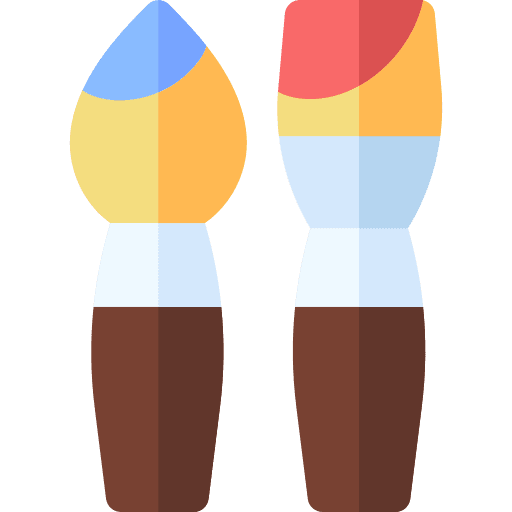 Paintbrush paintbrush painting brush education icon Paintbrush paintbrush painting brush education icon