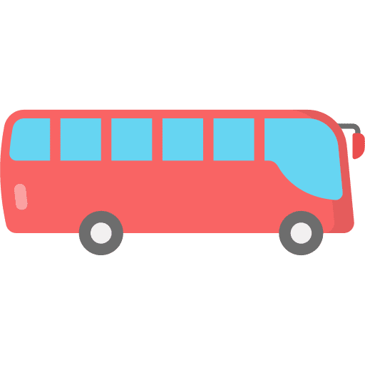 Bus transportation transport bus icon