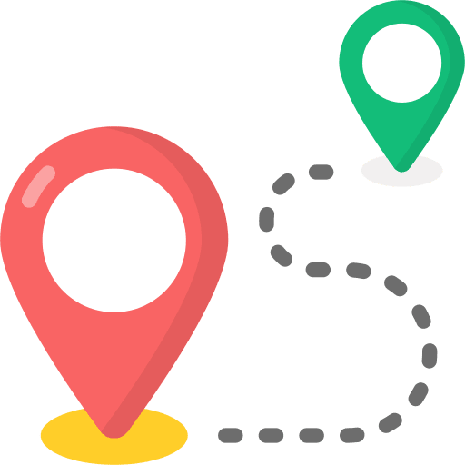 Destination placeholder location marker icon