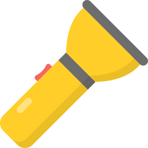 Flashlight flashlight rechargeable technology icon