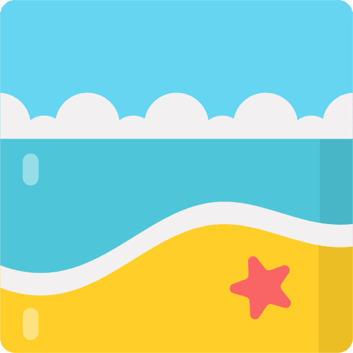 Beach water summer sea icon Beach water summer sea icon