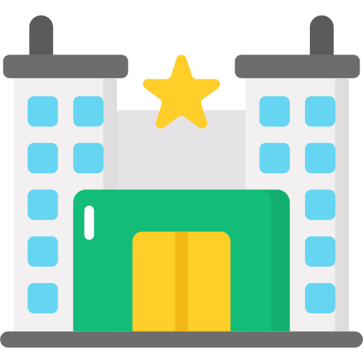 Hotel motel accomodation hostel icon Hotel motel accomodation hostel icon