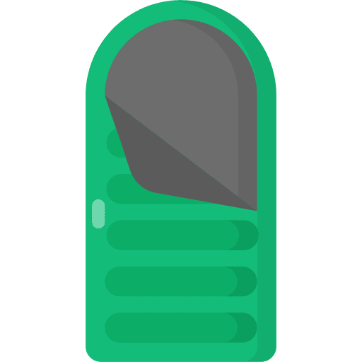 Sleeping bag sleeping pad case vacations icon Sleeping bag sleeping pad case vacations icon