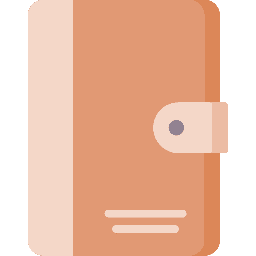 Diary book diary education icon