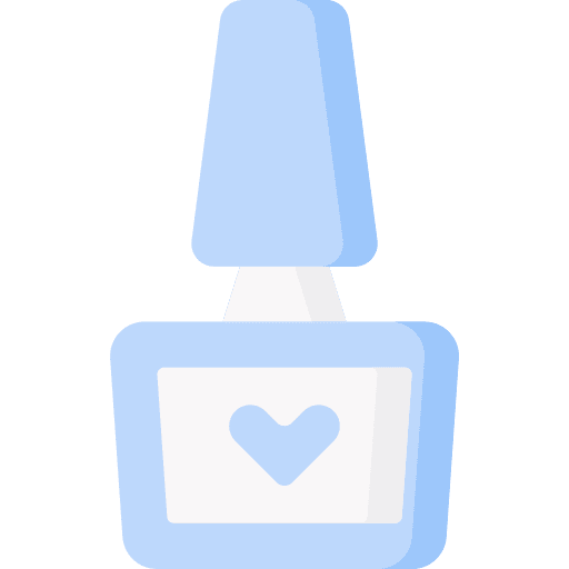 Nail polish finger treatment manicure icon