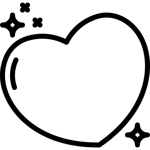 Heart social media love heart icon